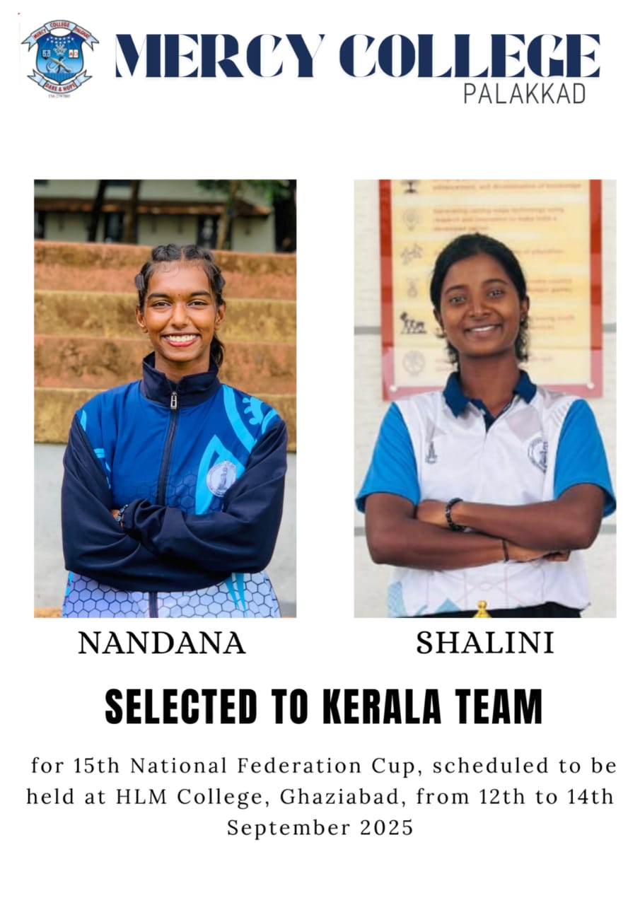 Nandana & Shalini - Selected to State team